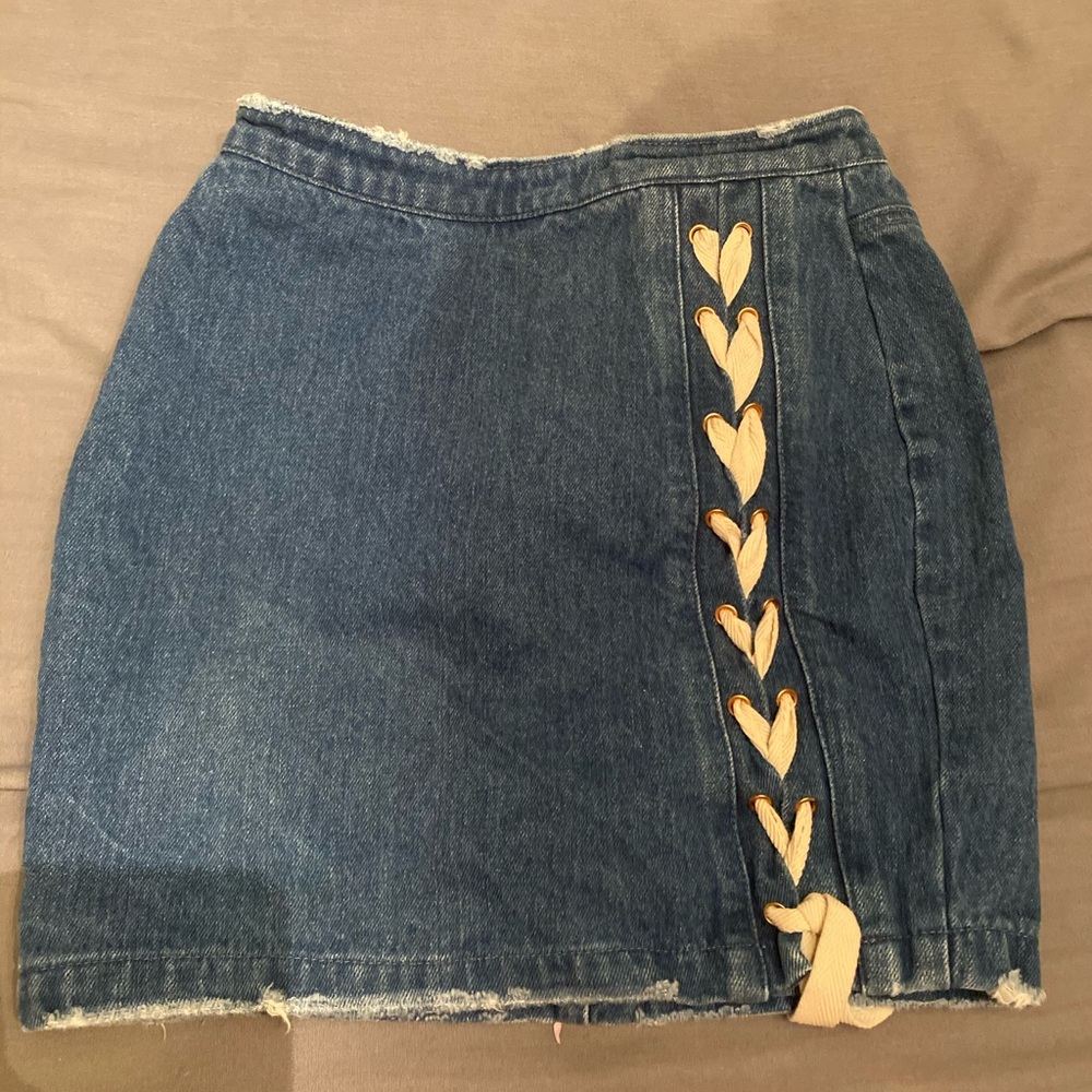 jean skirt